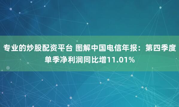 专业的炒股配资平台 图解中国电信年报：第四季度单季净利润同比增11.01%