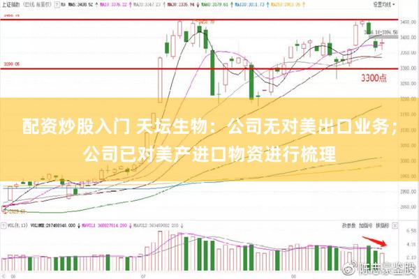 配资炒股入门 天坛生物：公司无对美出口业务；公司已对美产进口物资进行梳理