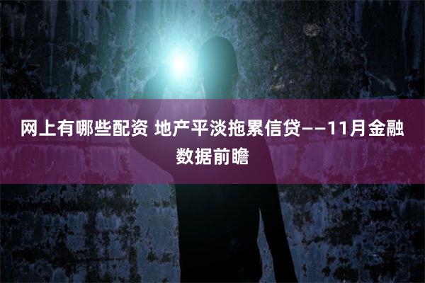 网上有哪些配资 地产平淡拖累信贷——11月金融数据前瞻
