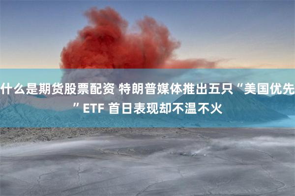 什么是期货股票配资 特朗普媒体推出五只“美国优先”ETF 首日表现却不温不火